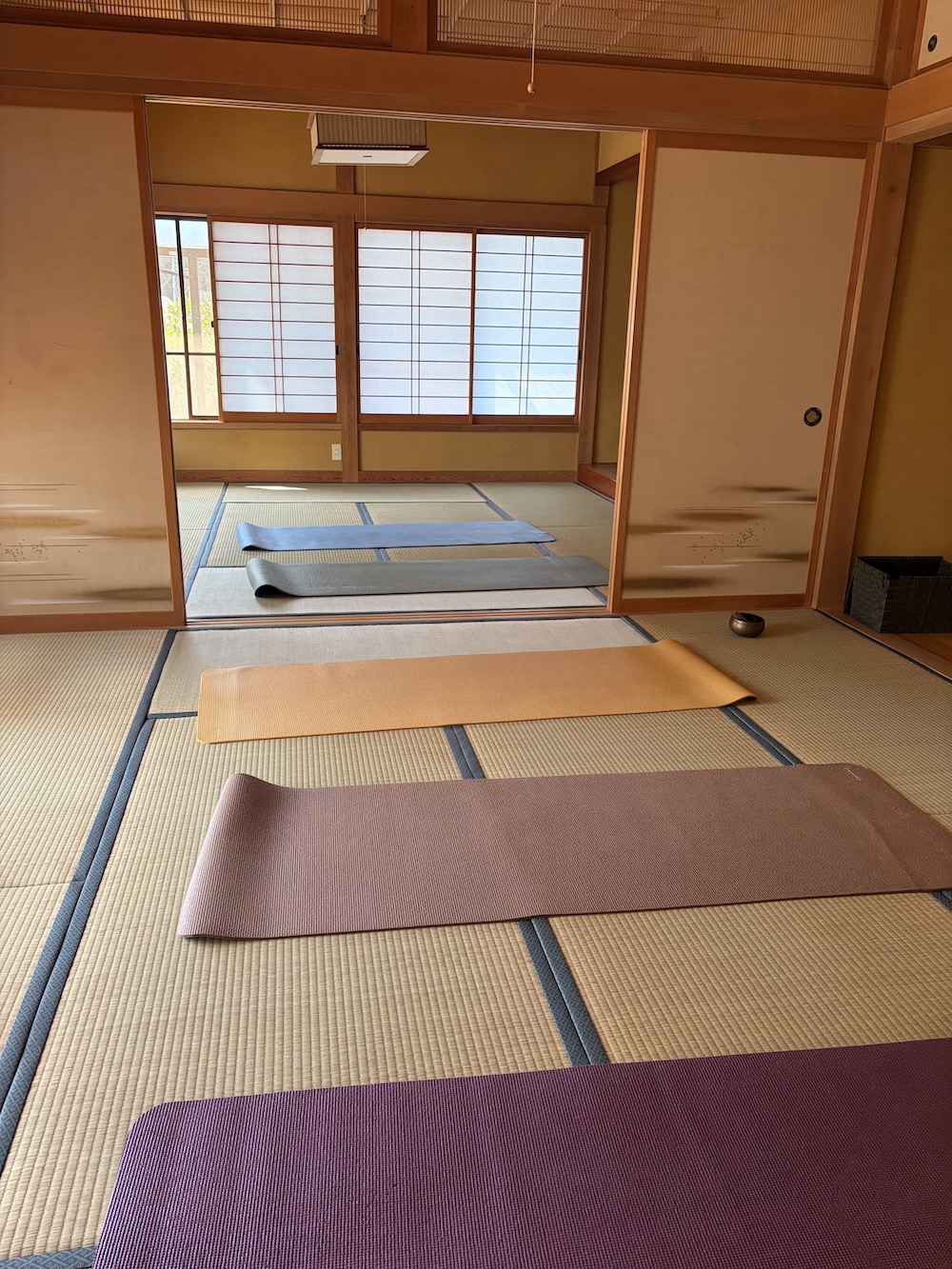 グループレッスンでもゆったり空間